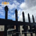 faux curved wrought iron fence panels